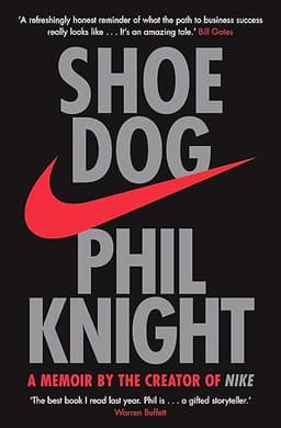 Book cover: Shoe Dog by Phil Knight
